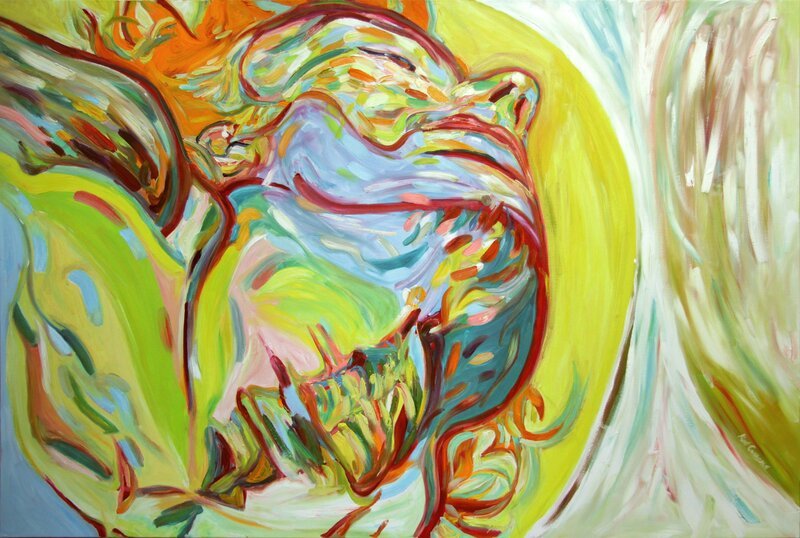 You — huile sur toile, 2023